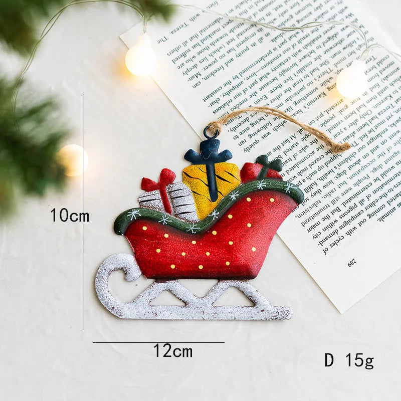 Charming Wrought Iron Christmas Tree Ornaments - Image 29