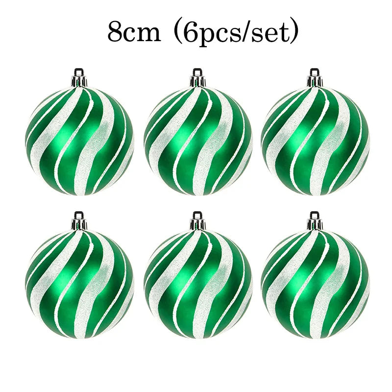 Festive PVC Christmas Tree Ornaments & Decorations - Image 20