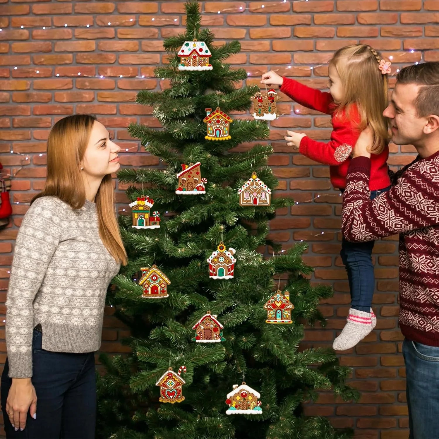 Charming Gingerbread Man Christmas Tree Ornaments - Image 26