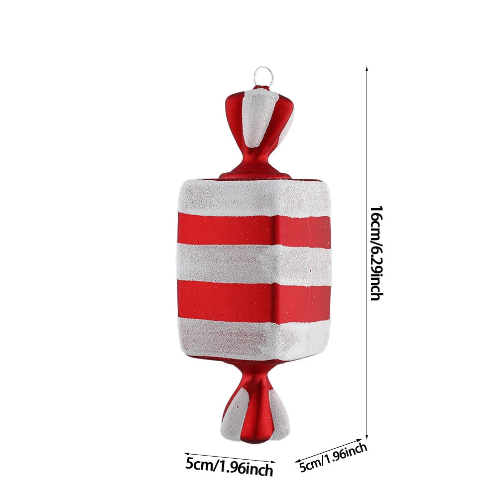 Festive Large Candy Cane Christmas Tree Ornament - Image 30