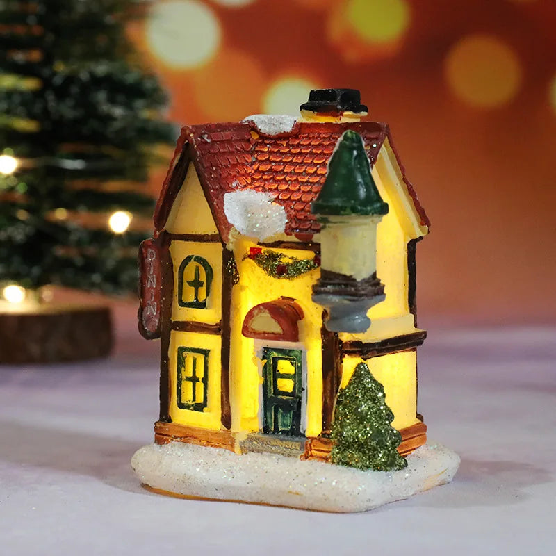 Enchanting LED Tiny House Christmas Decor - Image 19