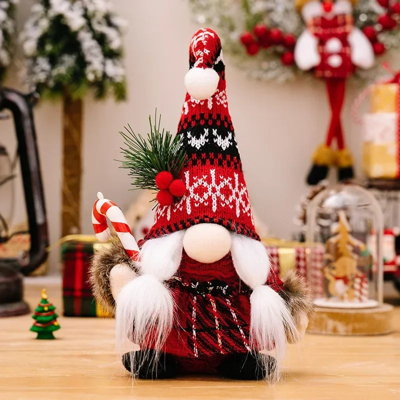 Charming Gnome Faceless Doll Christmas Decor - Image 11