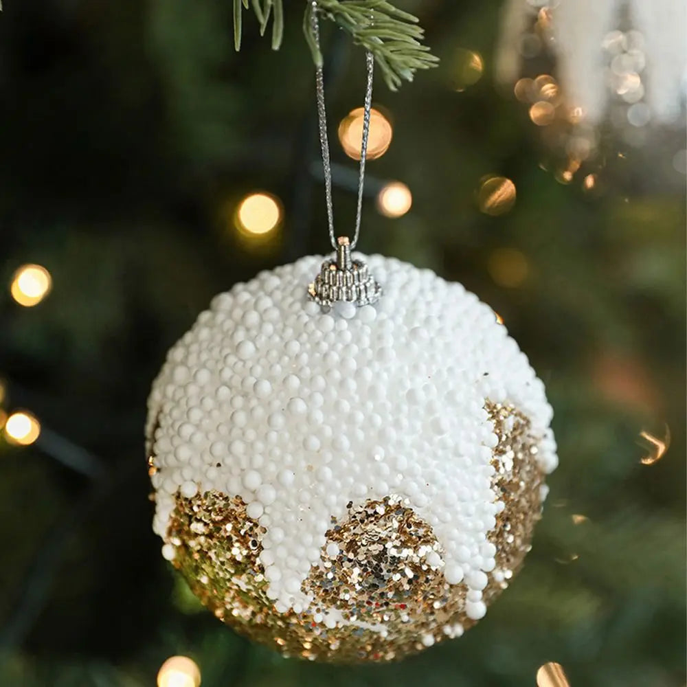 Colorful Shatterproof Foam Sequin Christmas Ornaments - Image 11
