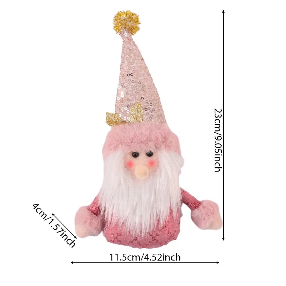 Charming Pink Christmas Doll & Animal Ornaments - Image 64