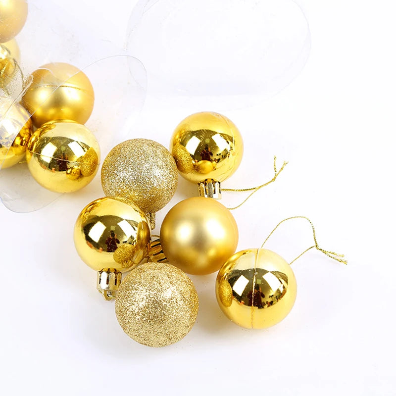 24Pcs Shatterproof Christmas Tree Ball Ornaments - Image 5