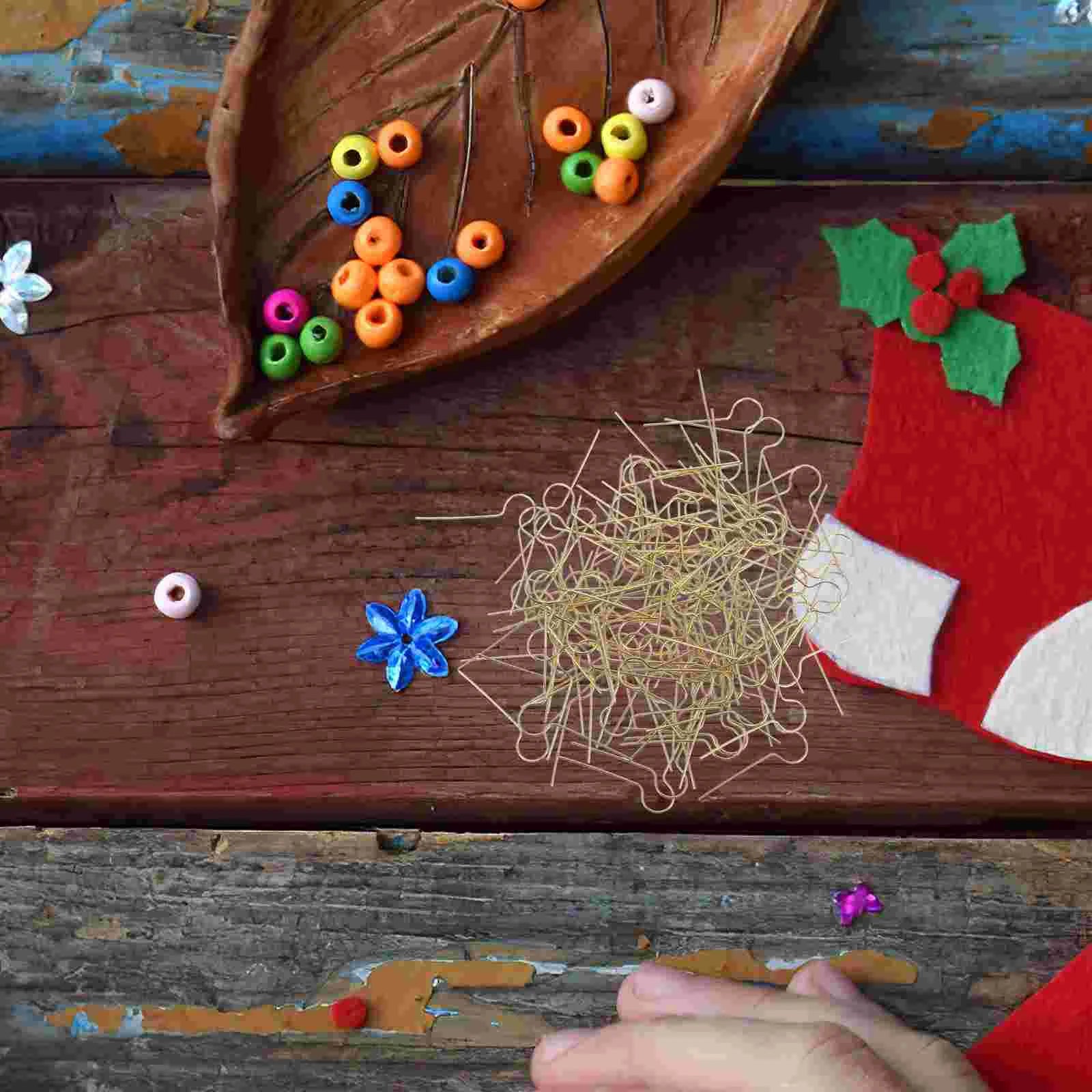 100 Sturdy Christmas Ornament Hooks – Holiday Decor - Image 5