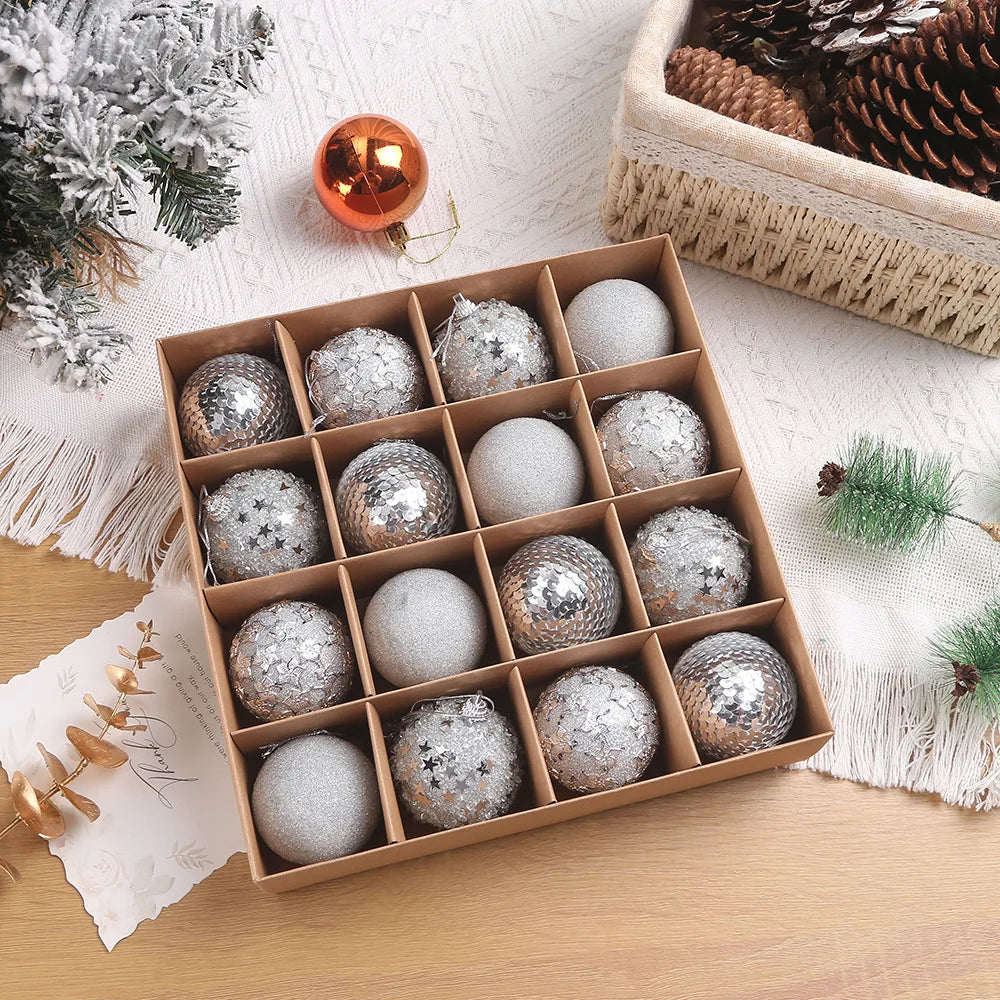 Stunning Crystal Christmas Tree Ornaments - 8cm - Image 26