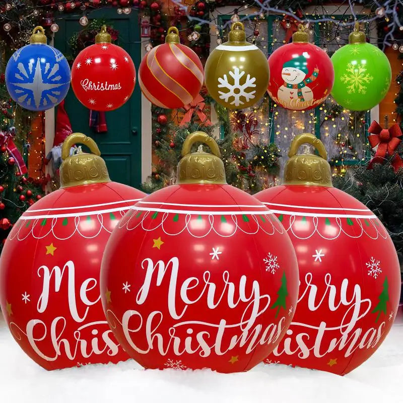 Giant 60cm Inflatable Christmas Ornament Ball