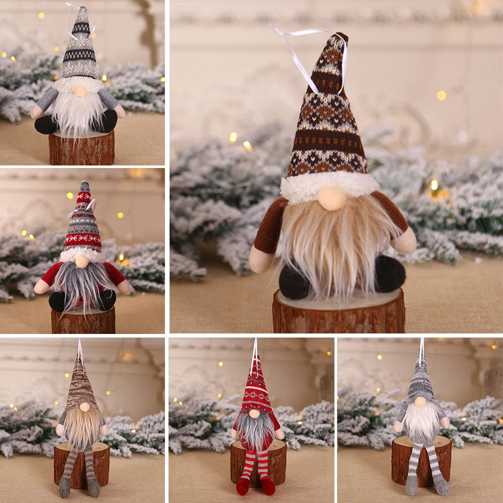 Charming Gnome Santa Doll for Christmas Tree Decor - Image 19