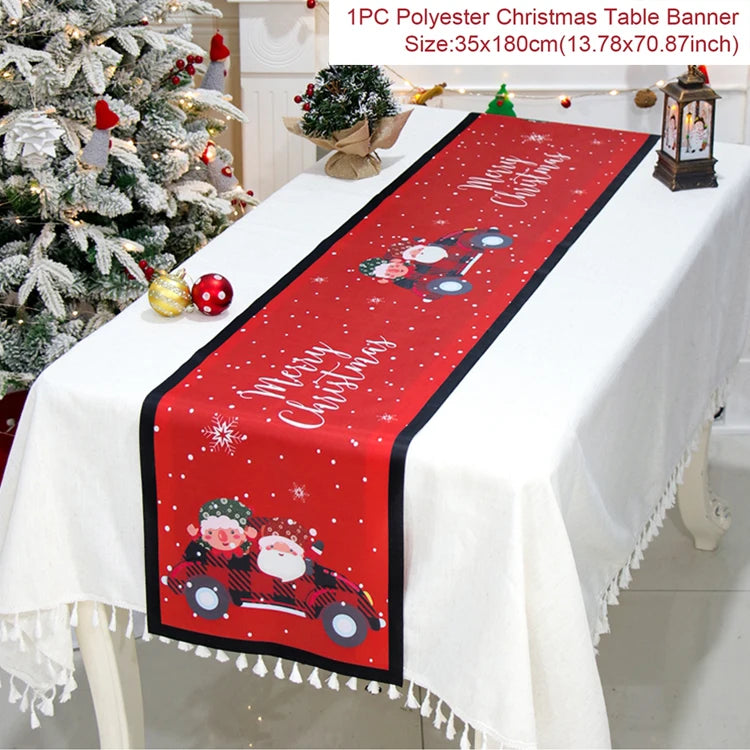 Festive Christmas Table Runner for Holiday Cheer - Image 24
