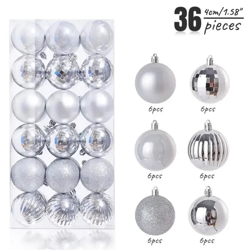 Unbreakable Shatterproof Christmas Baubles Set - Image 11