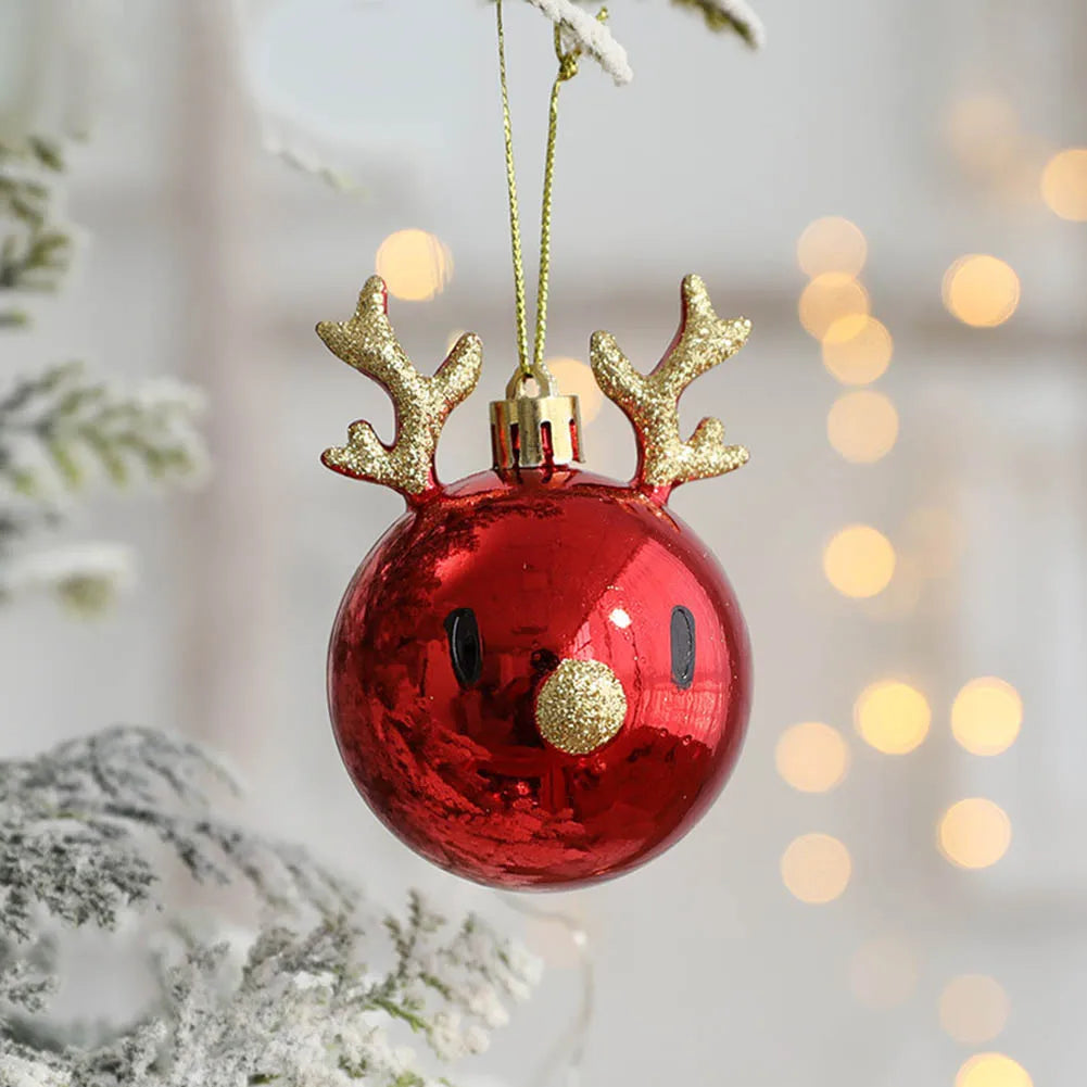 Charming Elk Christmas Baubles for Tree Decor - Image 6