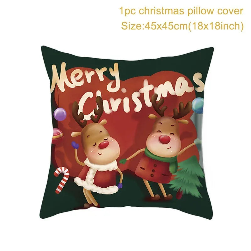 Festive 45cm Christmas Cushion Cover - Merry Decor - Image 31