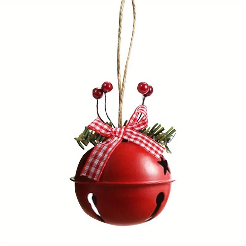 Set of 2 Jingle Bells Christmas Hanging Ornaments - Image 8