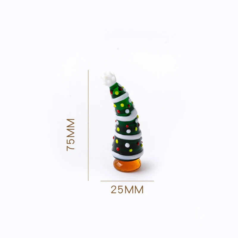 Whimsical Candy Color Glass Christmas Tree Ornaments - Image 8