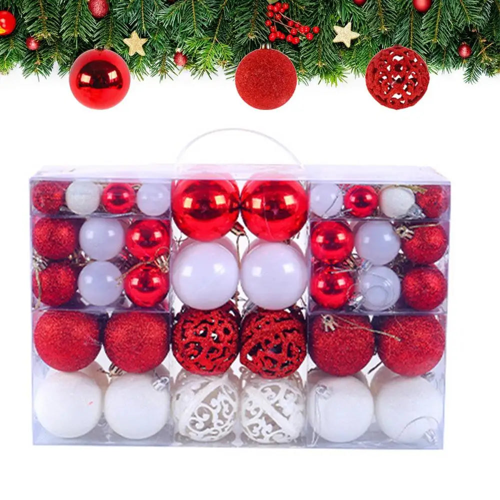 100 Shatterproof Christmas Tree Ornament Balls - Image 18