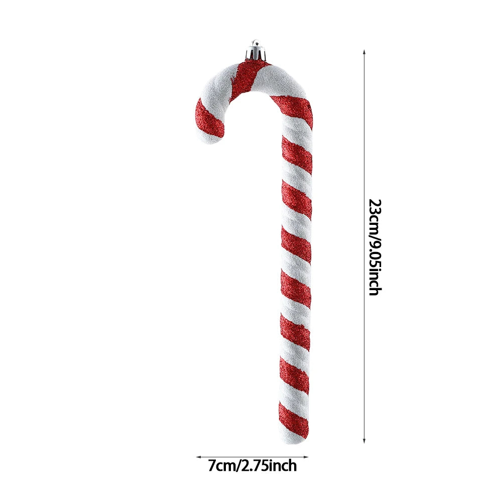 Festive Large Candy Cane Christmas Tree Ornament - Image 13