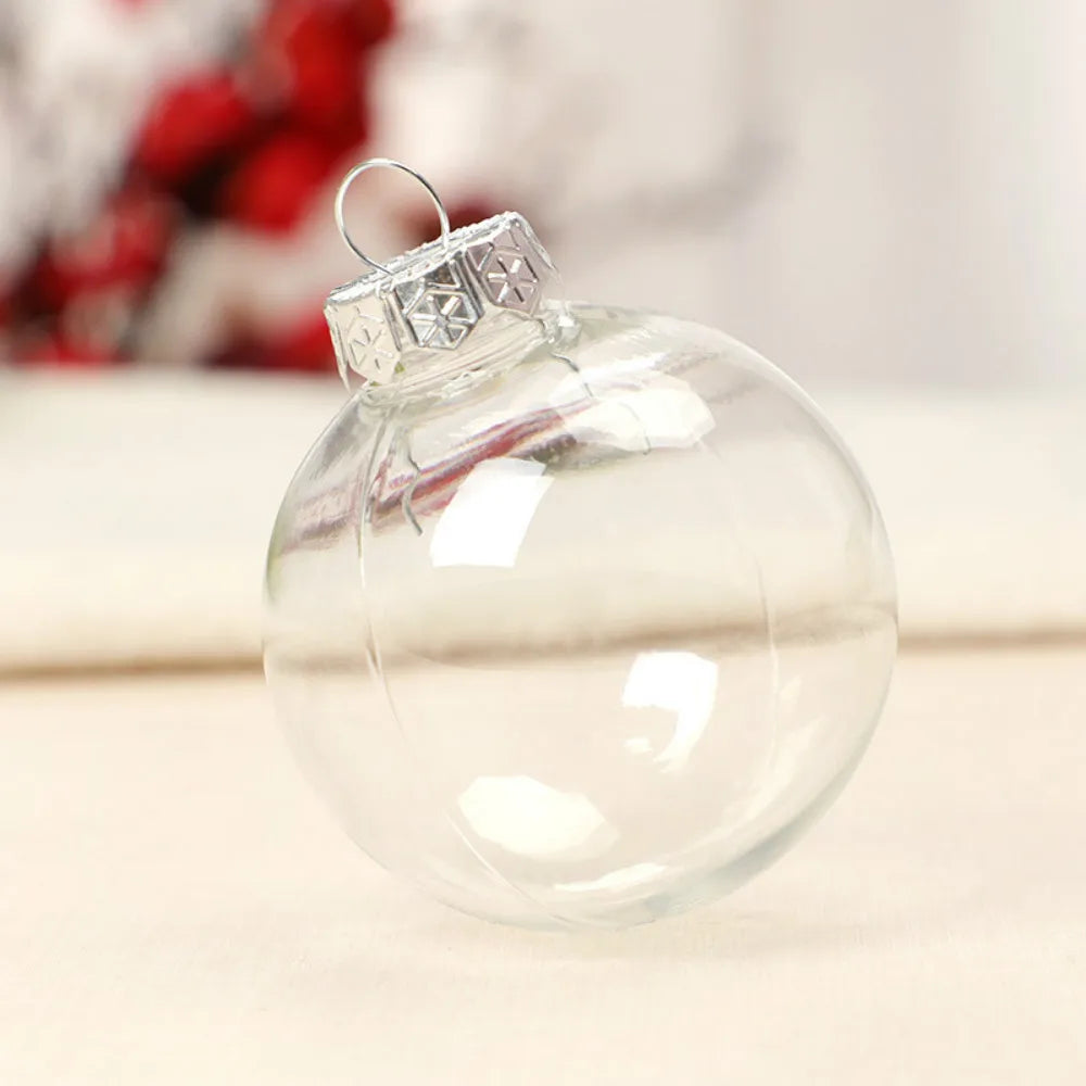 Clear Fillable Christmas Ball Ornament for Decor - Image 15