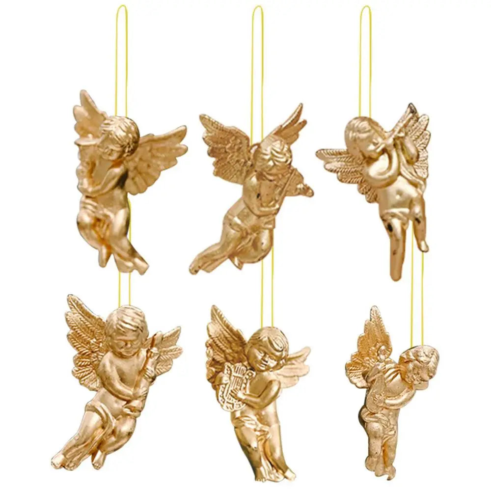 Set of 6 Beautiful Hanging Angel Ornaments - Image 18