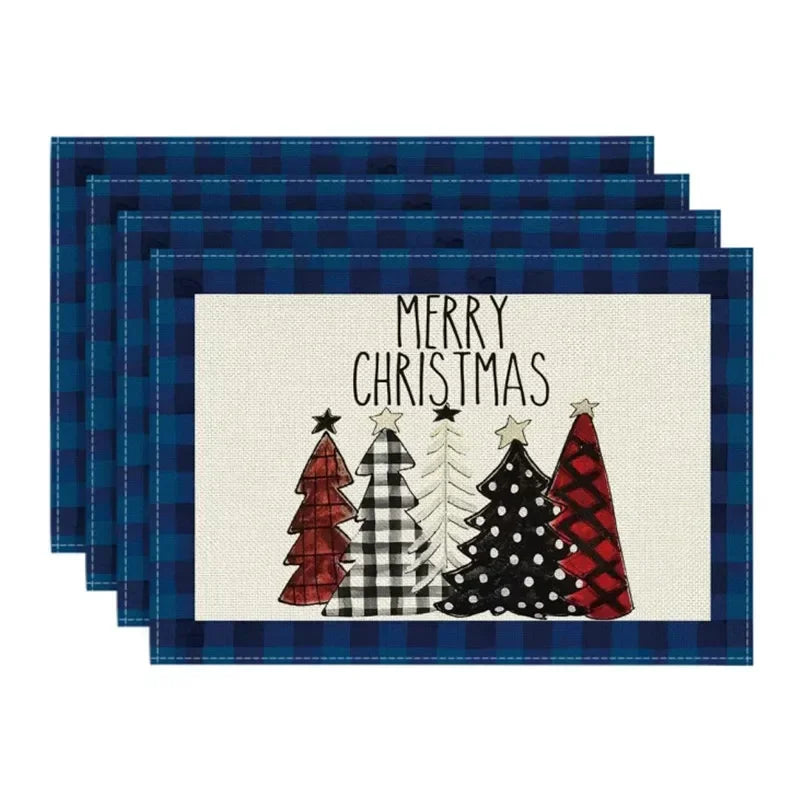 Charming Christmas Table Placemats - 4-Pack - Image 15