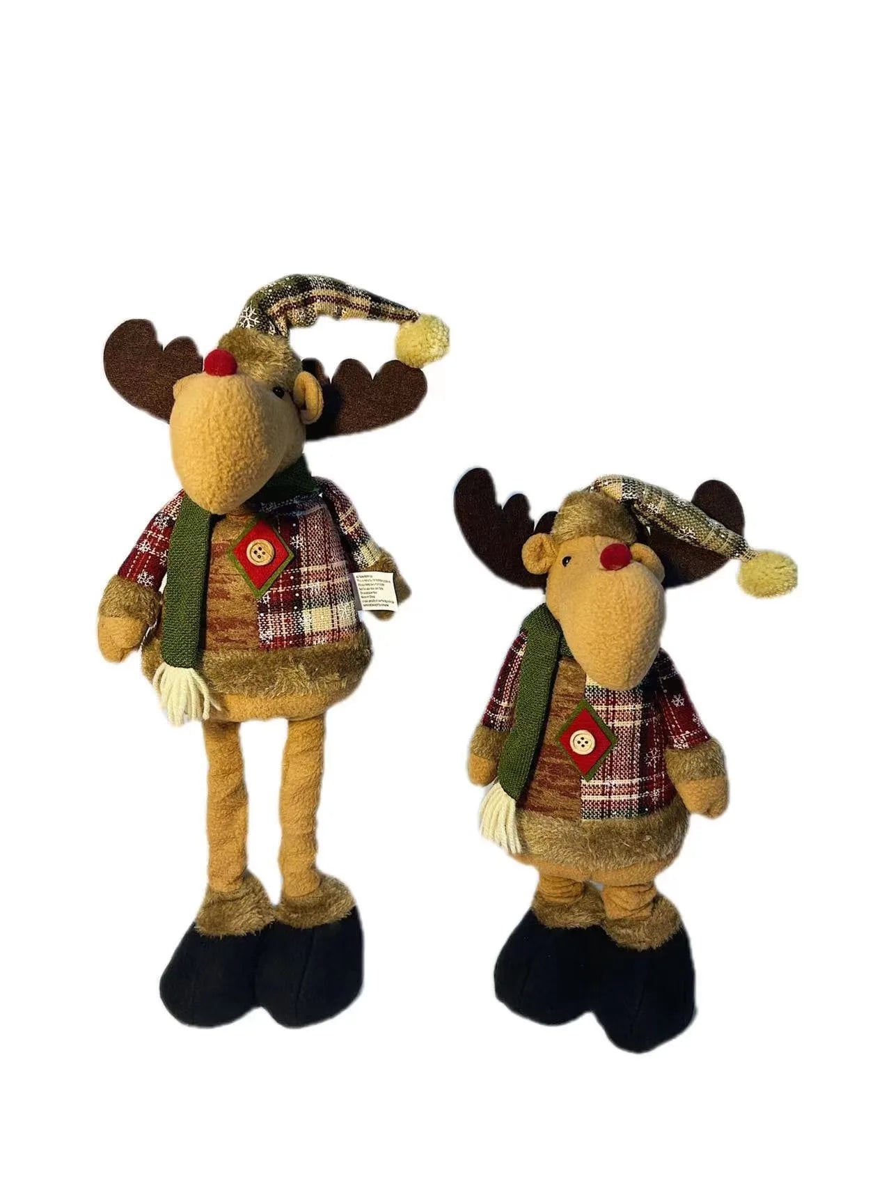 Festive Christmas Dolls: Reindeer, Snowman & Santa Decor - Image 13