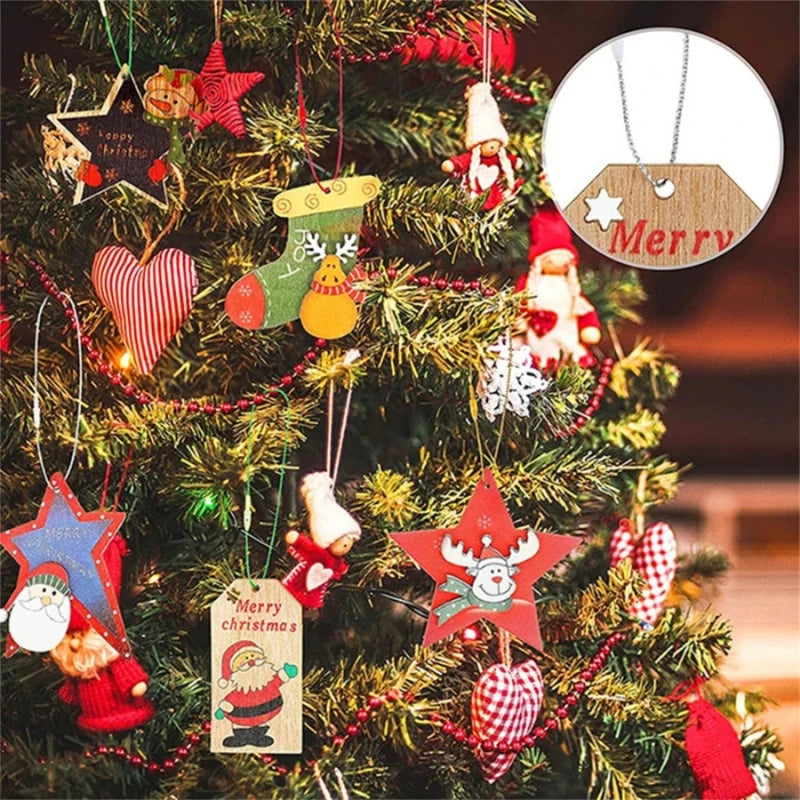 100pcs Christmas Hanging Strings for Ornaments - Image 3