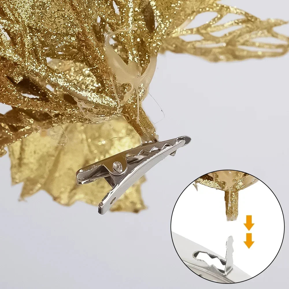 Festive Christmas Tree Ornament Clips for DIY Decor - Image 13