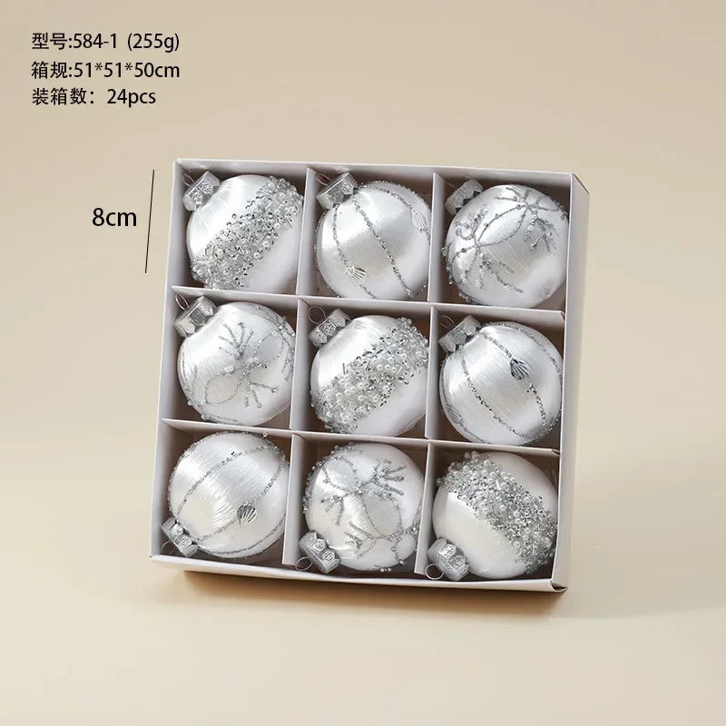 Sparkling Champagne Christmas Balls for Festive Decor - Image 29