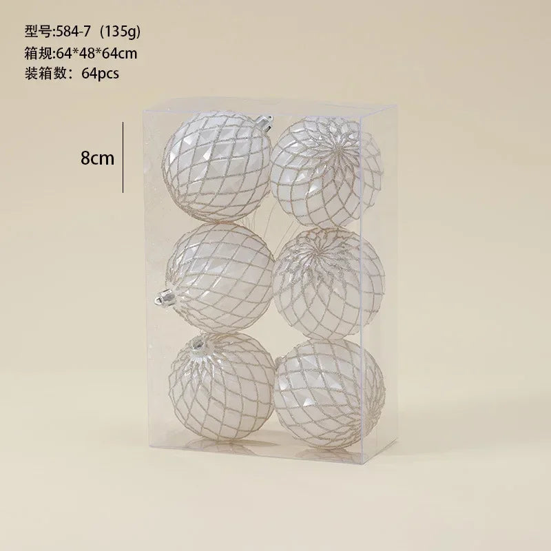 Sparkling Champagne Christmas Balls for Festive Decor - Image 13