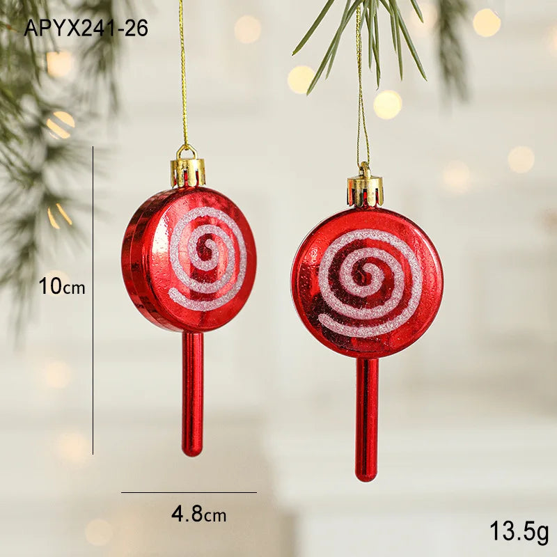 Elegant Red Christmas Ball Ornaments for Festive Decor - Image 2
