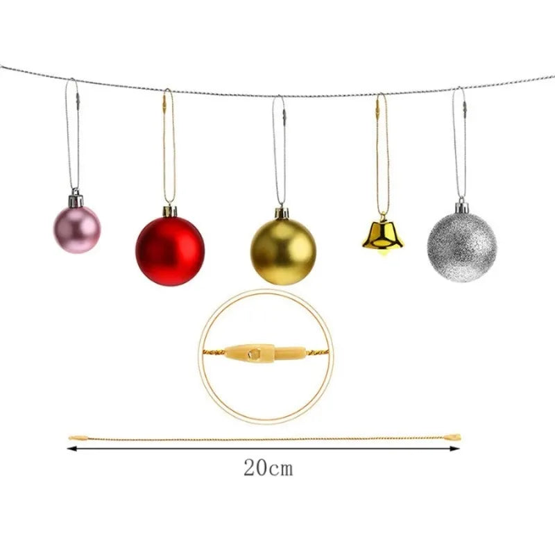 100pcs Christmas Hanging Strings for Ornaments - Image 25