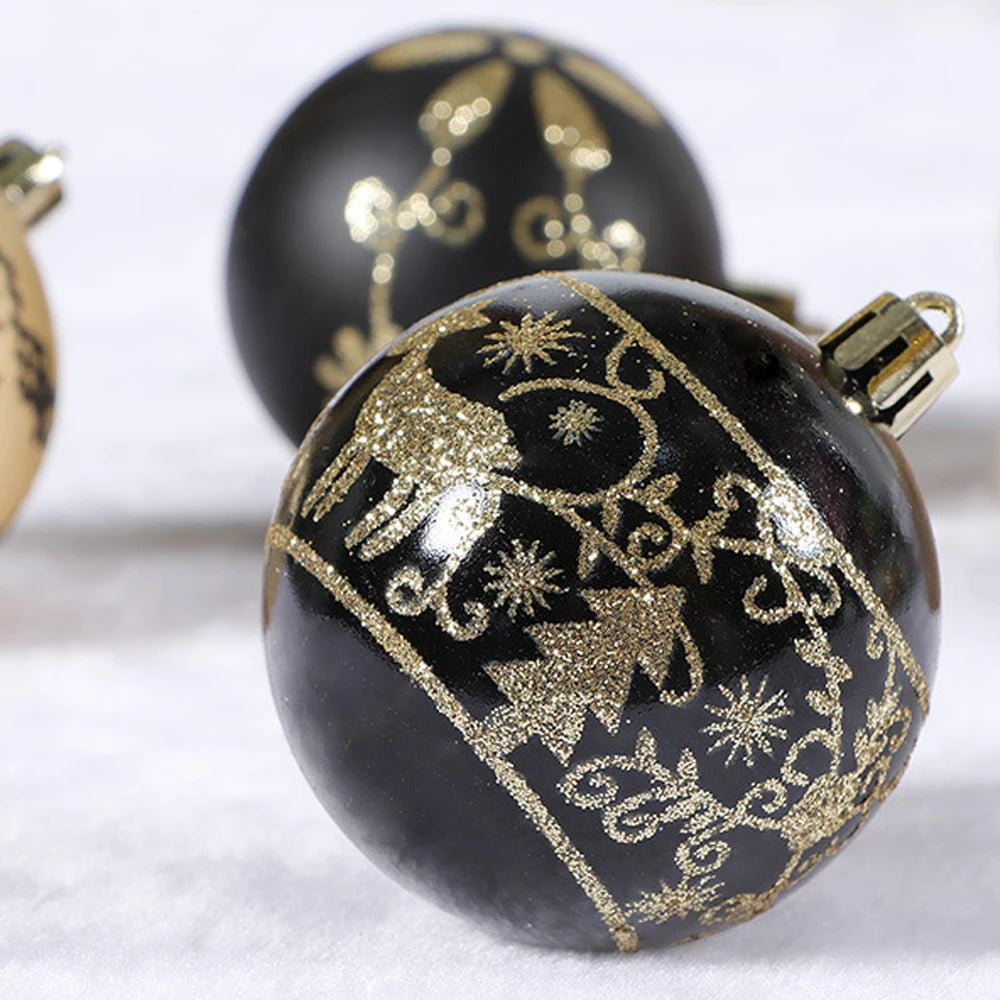 Elegant 6pcs Christmas Baubles for Festive Decor - Image 23