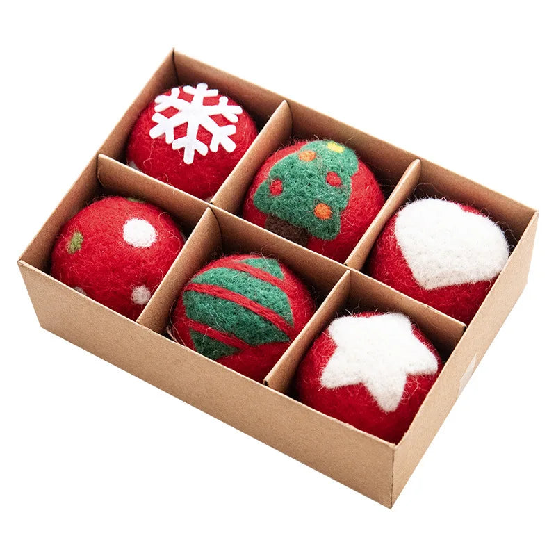 Festive Felt Wool Balls for Holiday Decor - Image 11