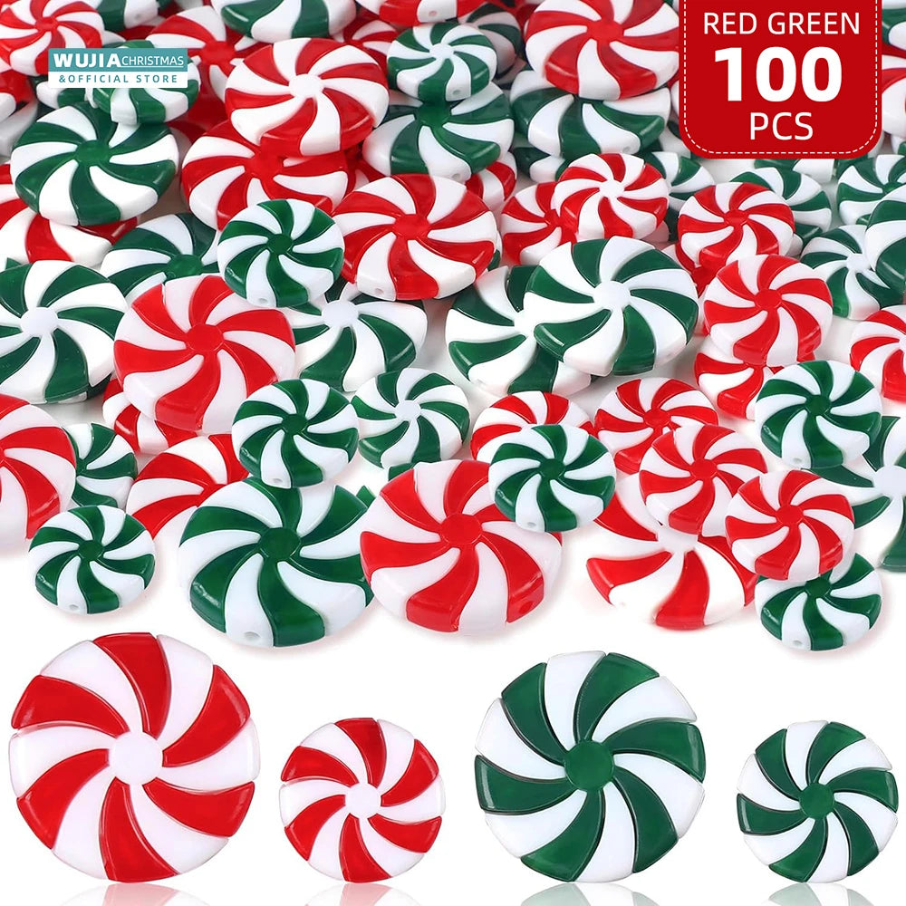 100pcs Christmas Candy Cane Ornaments for Holiday Cheer - Image 16