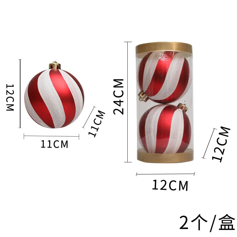 Festive Big Pumpkin Christmas Ornament Set - 1-3pcs - Image 10