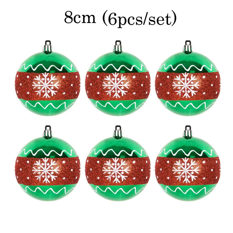 Festive PVC Christmas Tree Ornaments & Decorations - Image 18