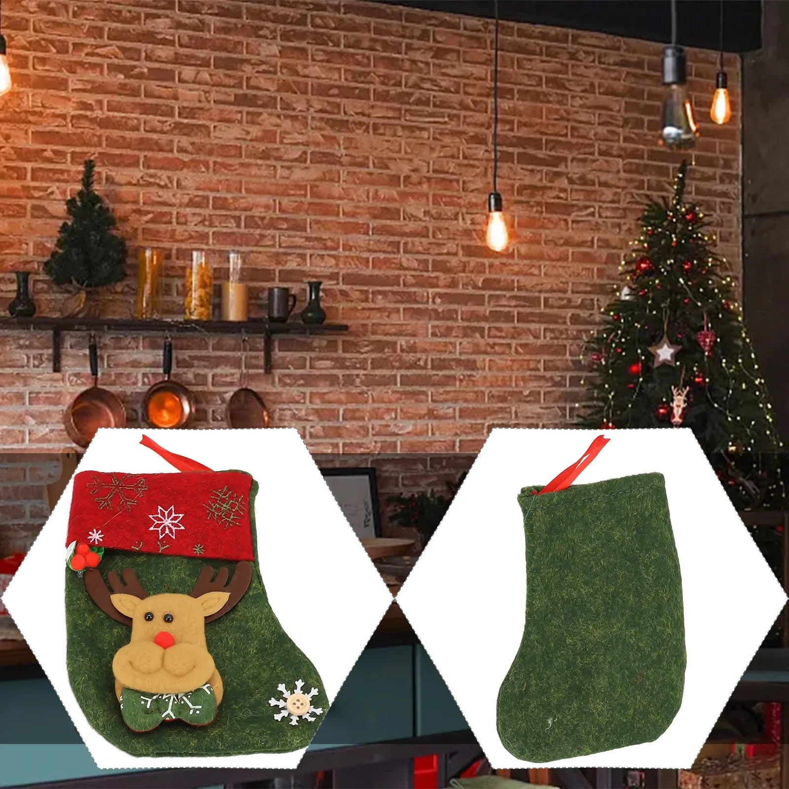 Festive Mini Stocking Ornaments for Christmas Cheer - Image 7