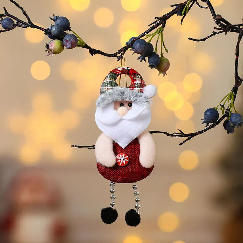 Charming Pink Christmas Doll & Animal Ornaments - Image 7