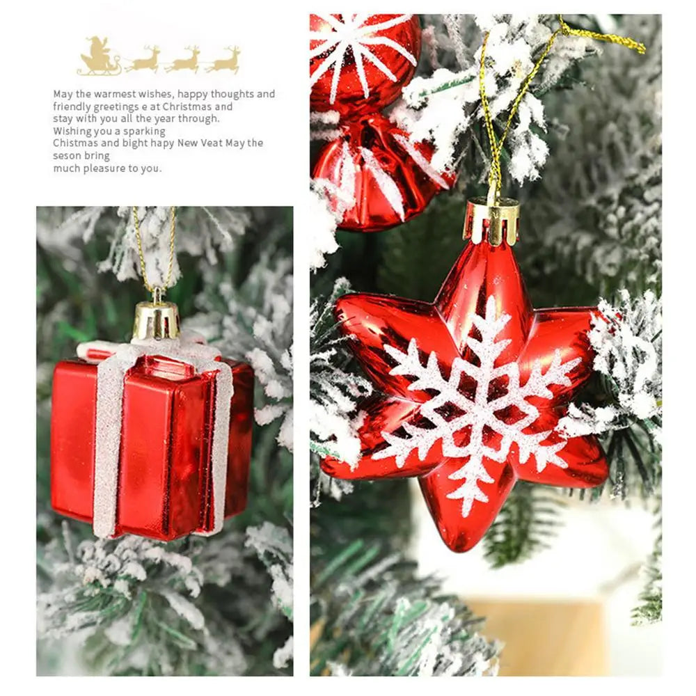 Vibrant Candy Cane Christmas Tree Ornaments Set - Image 10