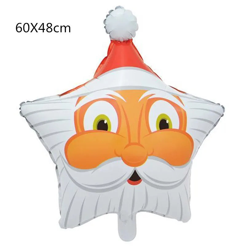 Festive Foil Balloons: Santa, Snowman & More! - Image 48