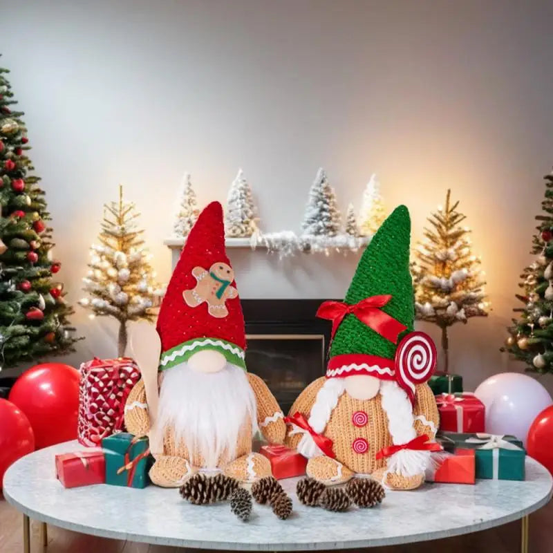 Cute Knitted Gingerbread Gnomes for Christmas Décor - Image 13