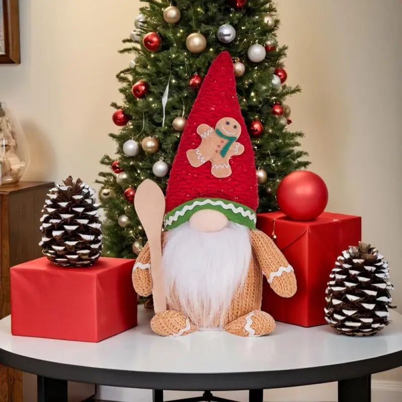 Cute Knitted Gingerbread Gnomes for Christmas Décor - Image 15