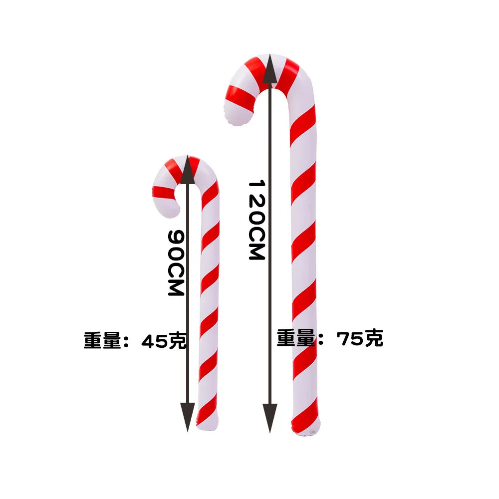 Large Inflatable Christmas Candy Cane Decor - Image 14