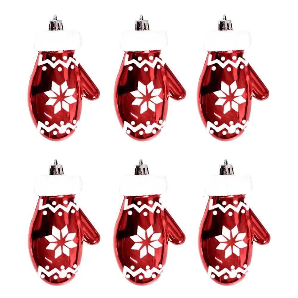 Festive Red Christmas Tree Ornaments & Decorations - Image 8