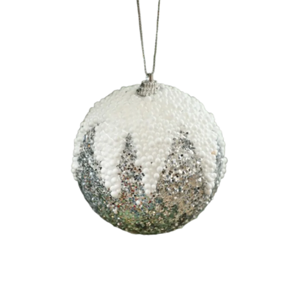 Colorful Foam Sequin Christmas Tree Ornaments - Image 4
