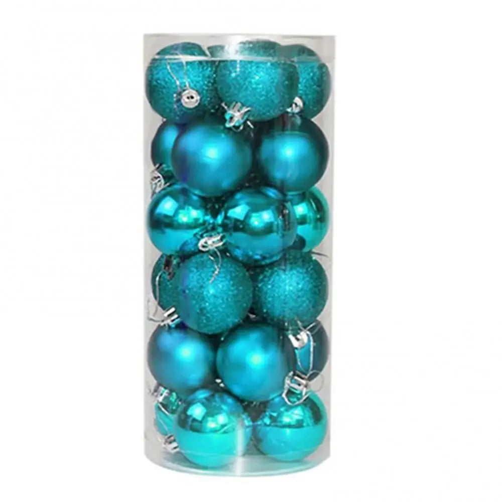24 Pcs Christmas Tree Baubles for Festive Decor - Image 7