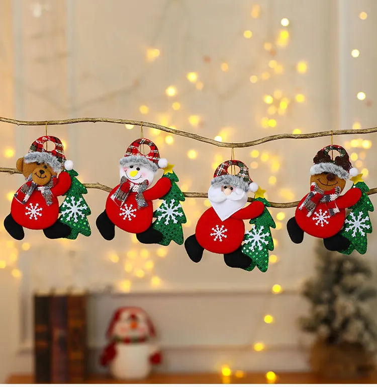 Charming Pink Christmas Doll & Animal Ornaments - Image 62