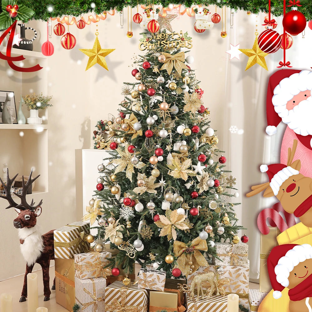 24Pcs Christmas Ball Ornaments for Holiday Cheer - Image 3