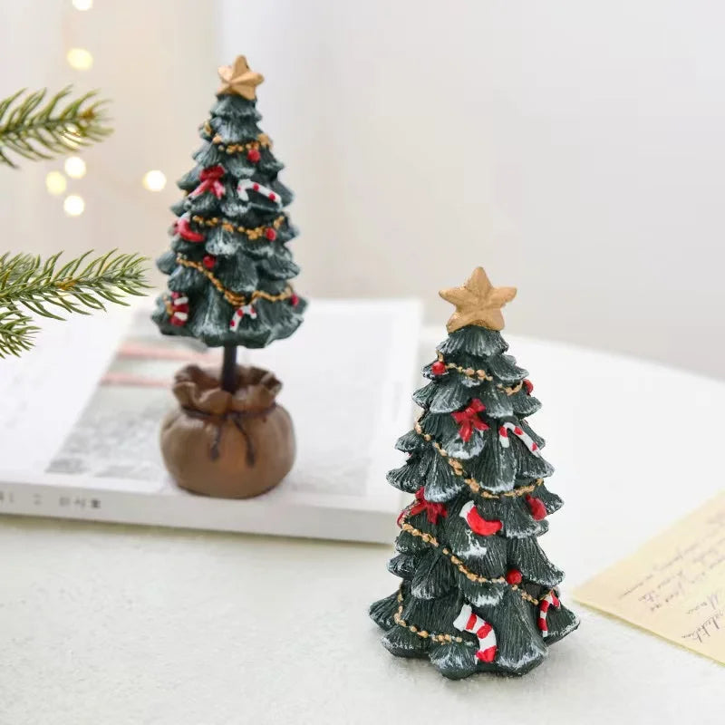 Charming Mini Desktop Christmas Tree Ornament Gift - Image 3