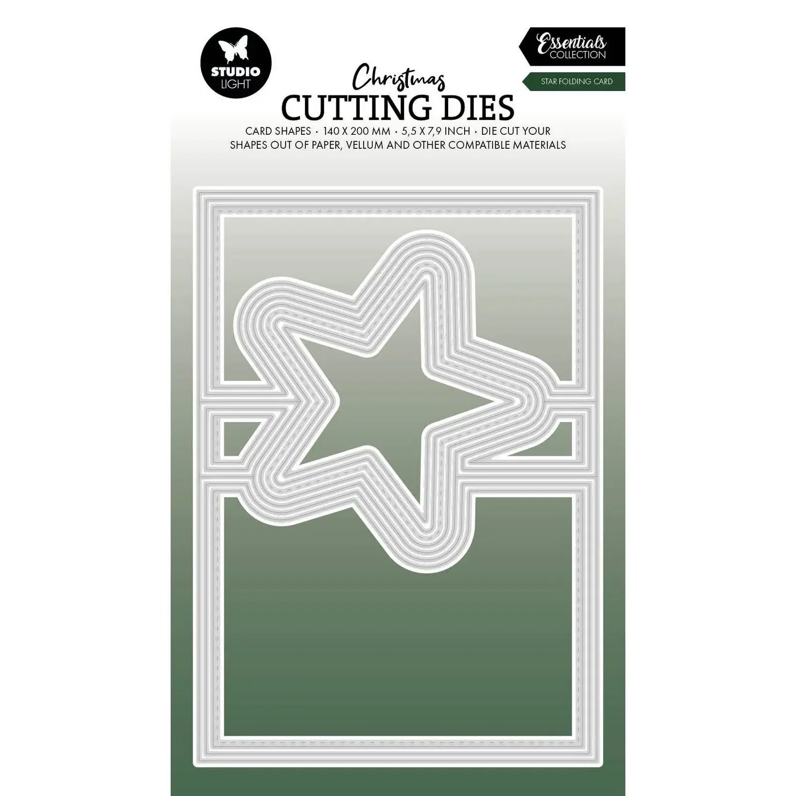 Festive Poinsettia Metal Cutting Dies for Christmas Crafts - Image 2